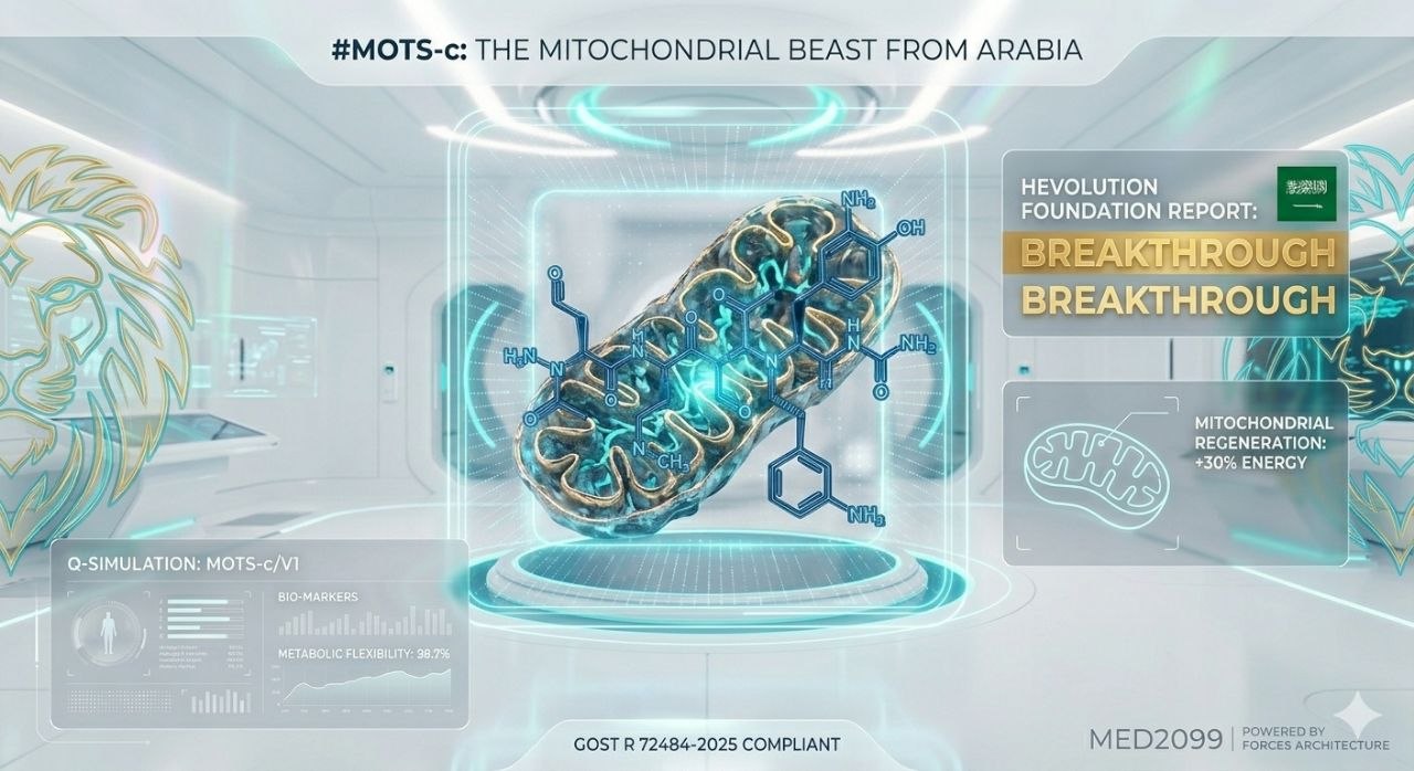 🧬 MOTS-c: «Аравийский Зверь» Митохондрий — Миметик Упражнений УЖЕ ЗДЕСЬ!