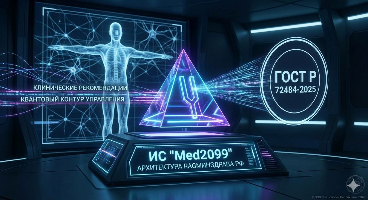 ИС Med2099 от ООО «Технологии Репликации»: Первый медицинский ИИ-конвейер по ГОСТ Р 72484-2025